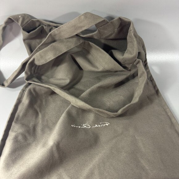 Rick Owens Green Cavas Tote Bag - Picture 5 of 7